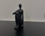 Sitting woman sculpture Small - Image 3