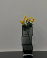 Geometric Elegance Stacked Cube Vase