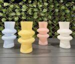 Double Bubble Glass Vase - Image 2