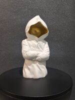 Faceless Hooded Resin Statue - Image 2