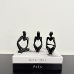 Abstract Thinker Trio