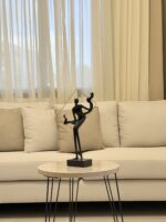 Lady Holding Frame Sculpture - Image 3