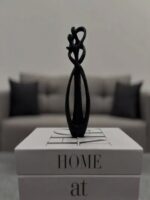 Abstract Embrace Couple Sculpture