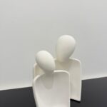 Ceramic Couple Sculpture Set