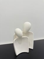 Ceramic Couple Sculpture Set