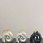 Modern Abstract Resin Vase Set