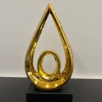 Golden Teardrop Harmony