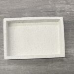 Rectangular stone tray