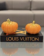 Set of Two Pumpkins decor