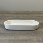 Oval stone tray