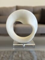 Granite Sculpture with Glass Base - Image 3